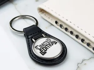 Custom Leather Keychains Force Design Pro